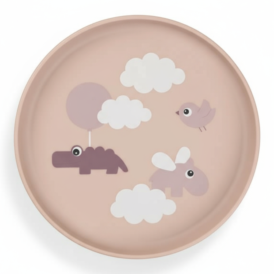 Talerzyk dla Dziecka Foodie Clouds Powder / Done by Deer