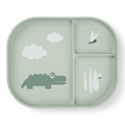 Talerzyk Dzielony Foodie Croco Green / Done by Deer