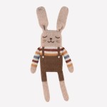 Dziergany królik z wełny alpaki - rainbow sweater / Main Sauvage
