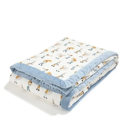 KOC, NARZUTA 140 x 200 cm - HEARTBEAT BLUE MUSIC / La Millou