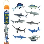 Zestaw Figurek w Tubie - Duże Ryby Pelagiczne w tym Rekiny / Safari Ltd.