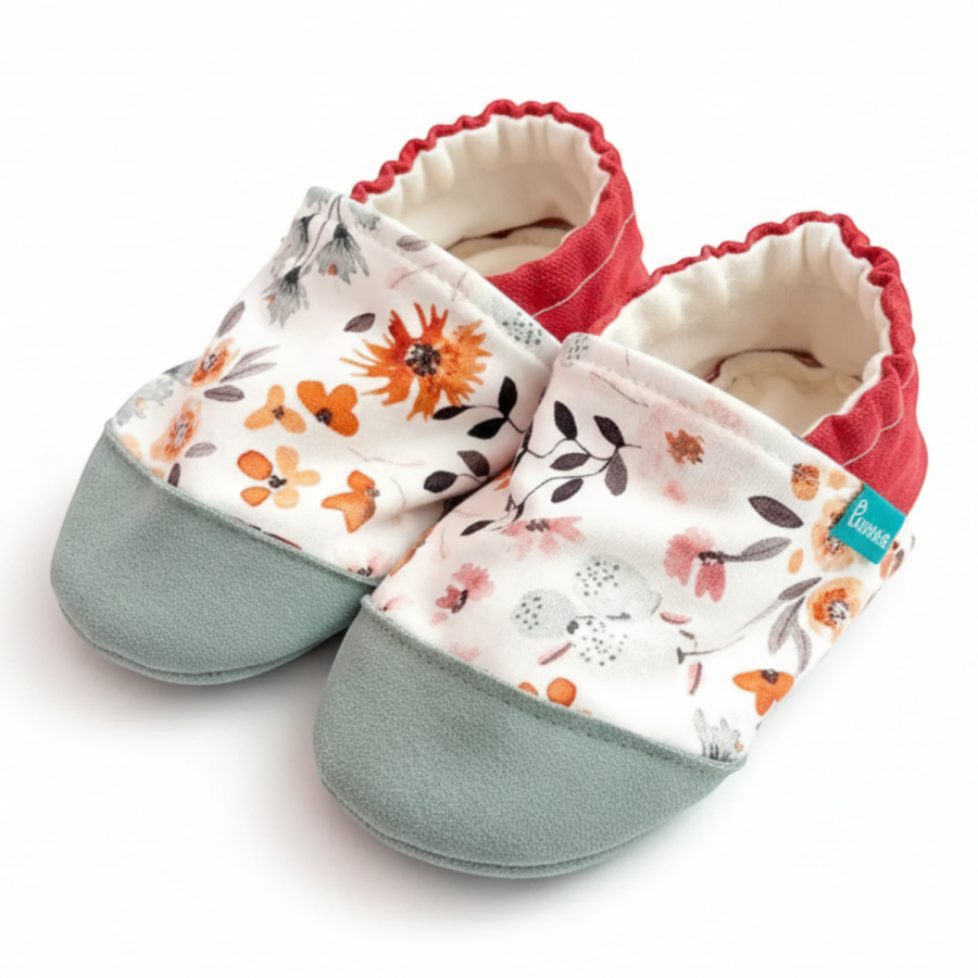 Kapcie do domu, żłobka, przedszkola - Gilly Flowers / TITOT