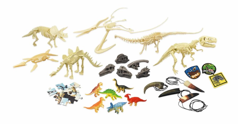 Pudełko 25 niespodzianek z dinozaurami / Buki