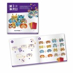 Zrób to sam- zestaw 8 mozaikowych masek / Djeco