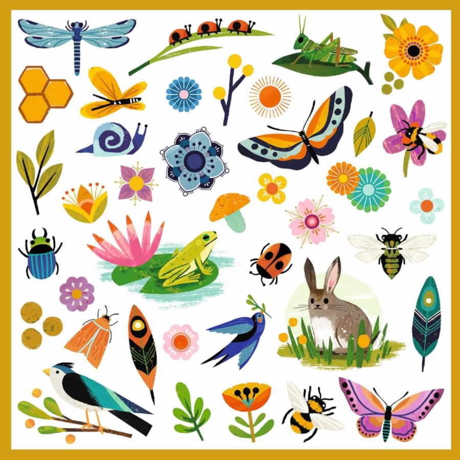 Zestaw naklejek - ogród / Djeco