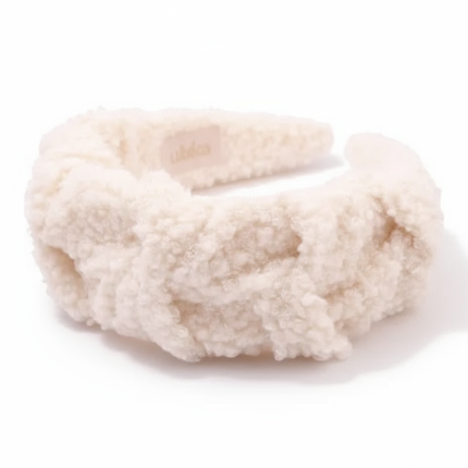 Opaska Marszczulka BUCLE KREM / UL&KA