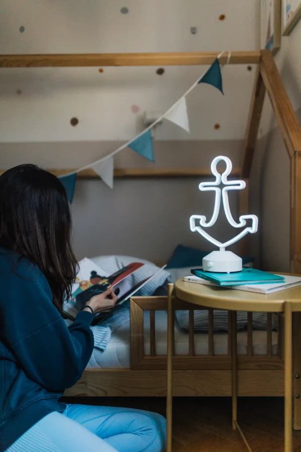 Przenośna lampka do pokoju dziecka - Kotwica Błyskawica / Dream ON