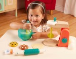 Mini Chef – Mix & Bake Playset – drewniany mikser z akcesoriami i składnikami do pieczenia ciast / B.Toys