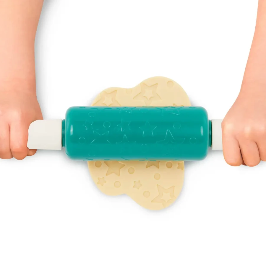 Mini Chef – Mix & Bake Playset – drewniany mikser z akcesoriami i składnikami do pieczenia ciast / B.Toys