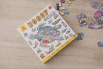WOODY PUZZLE – drewniane puzzle konturowe – OCEAN / Ludattica