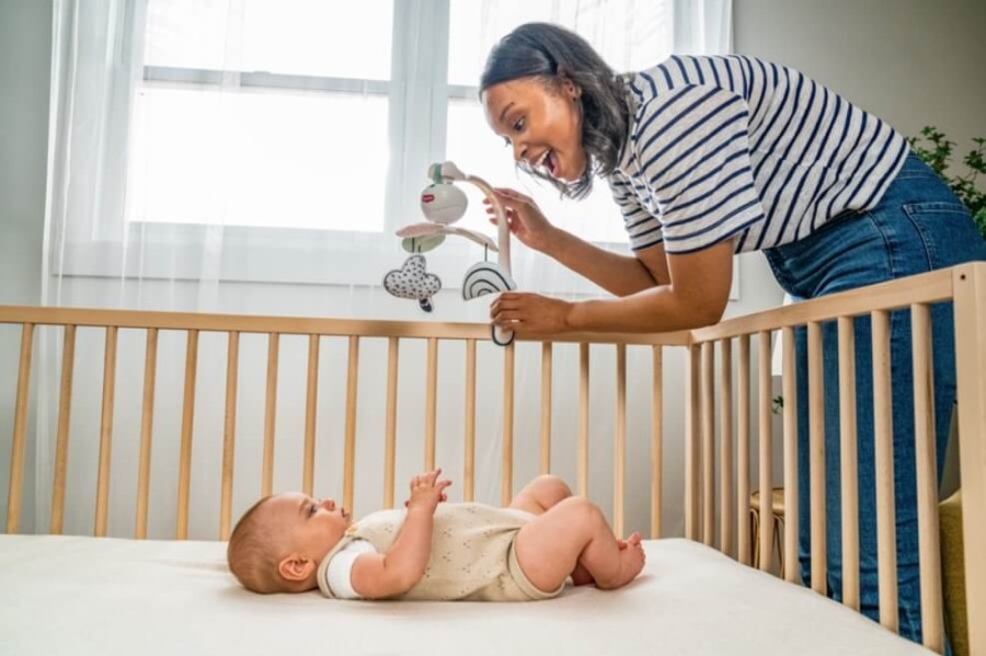 Karuzela podróżna 3w1 Decor - czarno-biała / Tiny Love