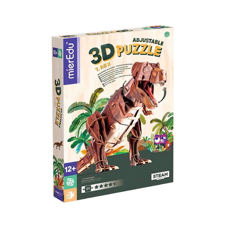 Puzzle 3D - Tyrannosaurus rex / mierEdu