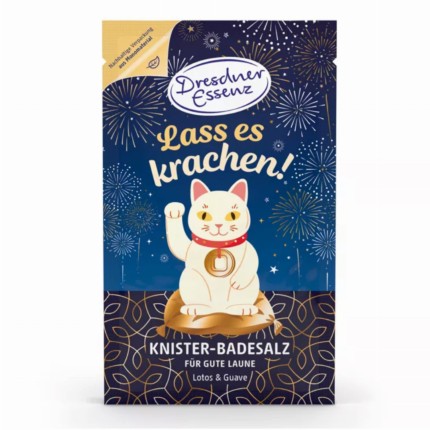 NA SZCZĘŚCIE! - strzelająca sól do kąpieli, 60g  / Dresdner Essenz