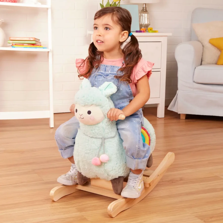 Ride-a-Llama – pluszowa LAMA na biegunach / B.Toys Battat