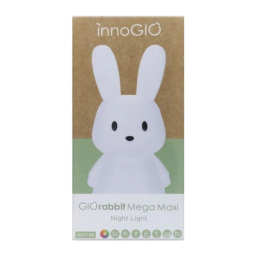 Silikonowa Lampka nocna GIOrabbit Mega Maxi / innoGIO