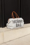 Torba Mommy Bag Kanwas Szara / Childhome