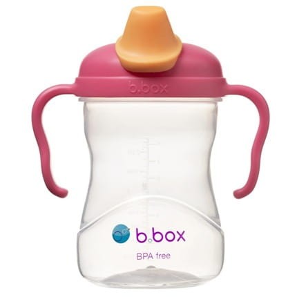 Kubek 4w1 240ml, Malinowy / b.box
