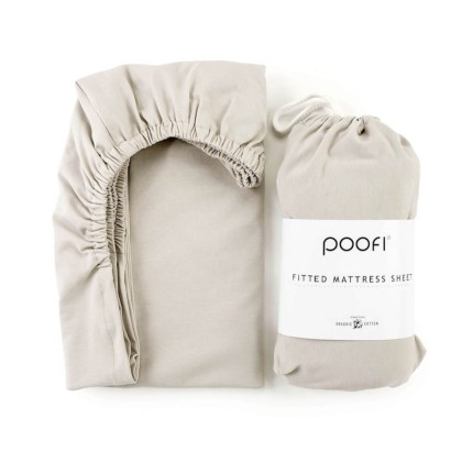 Prześcieradło Organic&Color LATTE / POOFI