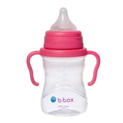 Kubek 4w1 240ml, Malinowy / b.box