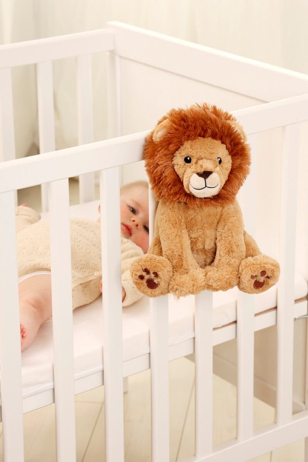 Cloud b® Louis Lion™ Smart Sensor - Szumiący Lew z czujnikiem dźwięku i pozytywką
