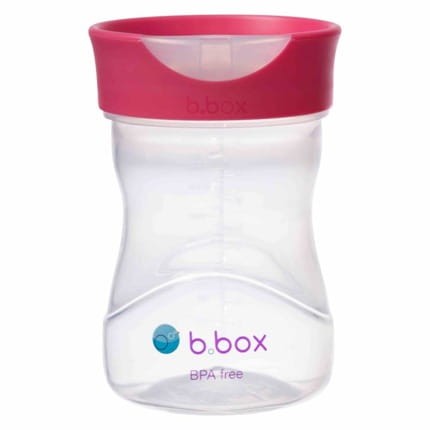 Kubek 4w1 240ml, Malinowy / b.box