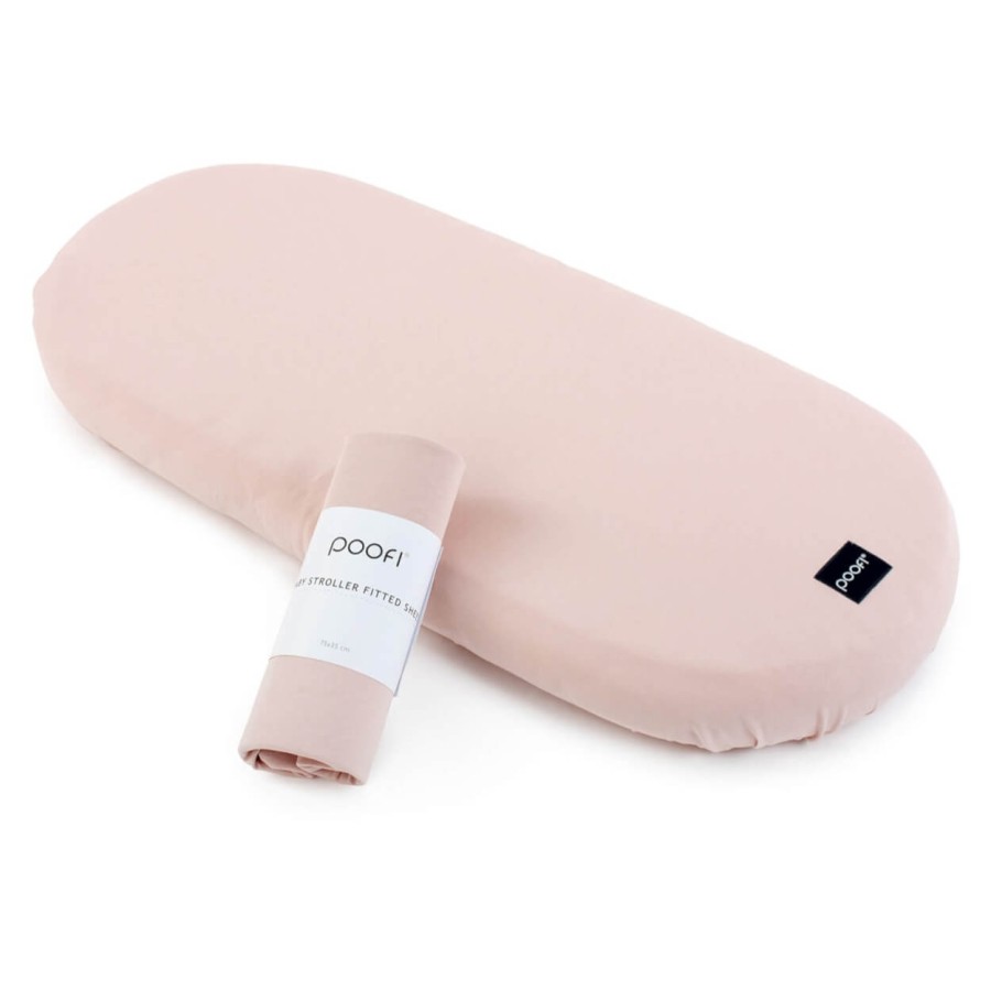 Prześcieradło do gondoli Organic kolor - pudrowy / POOFI