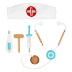 Kostium doktora lekarza zestaw z opaską i akcesoriami 4-7 lat / Souza!