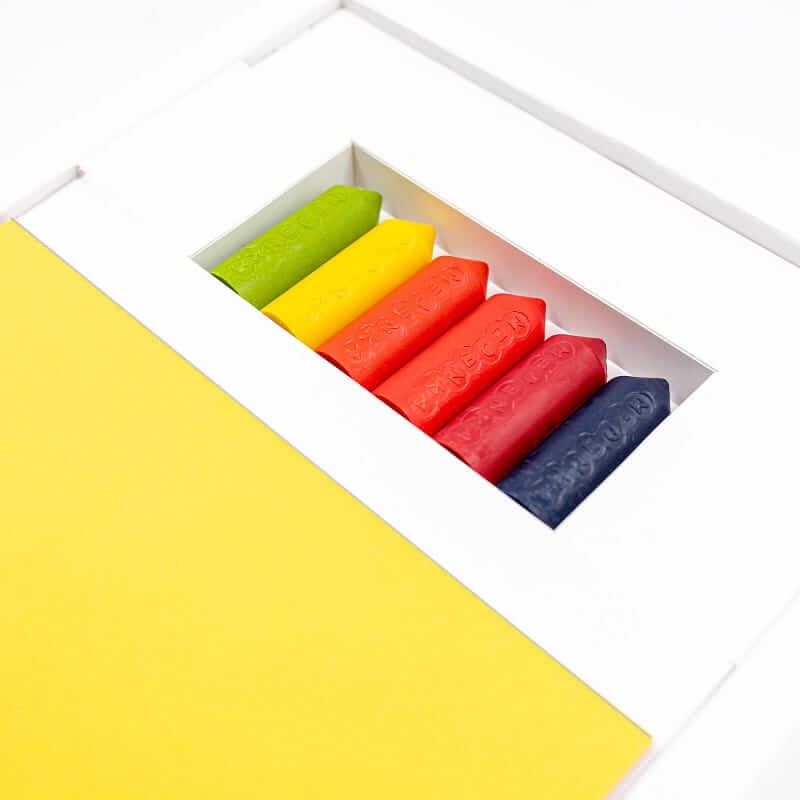 Mój pierwszy zestaw do kolorowania z kredkami z wosku pszczelego 1+ / Medenka