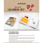 Mój pierwszy zestaw do kolorowania z kredkami z wosku pszczelego 1+ / Medenka