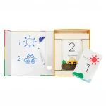 Zestaw z suchościeralnym markerem - Nauka cyferek / mierEdu