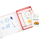 Zestaw z suchościeralnym markerem - Nauka alfabetu / mierEdu