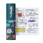 Mata Silikonowa do Kolorowania A4 - Pojazdy / HeyDoodle