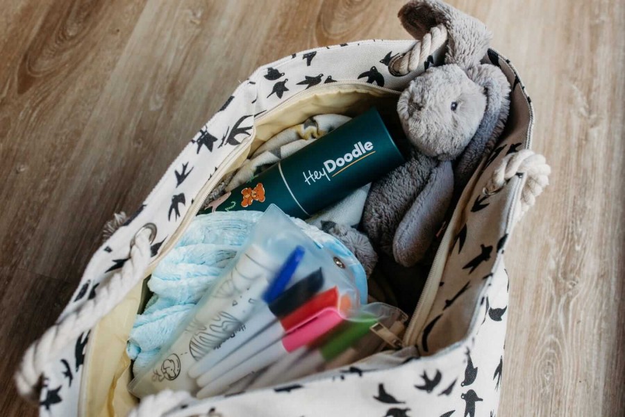 Mata Silikonowa do Kolorowania A4 - Dinozaury / HeyDoodle