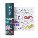 Mata Silikonowa do Kolorowania A4 - Dinozaury / HeyDoodle