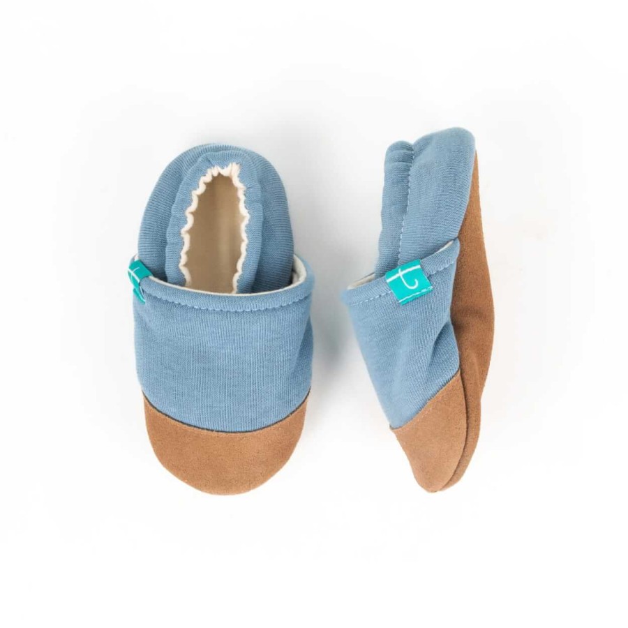 Kapcie do domu, żłobka, przedszkola - Sky Blue / TITOT