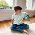 Układanka magnetyczna CLIXO Itsy, zielono-niebieska