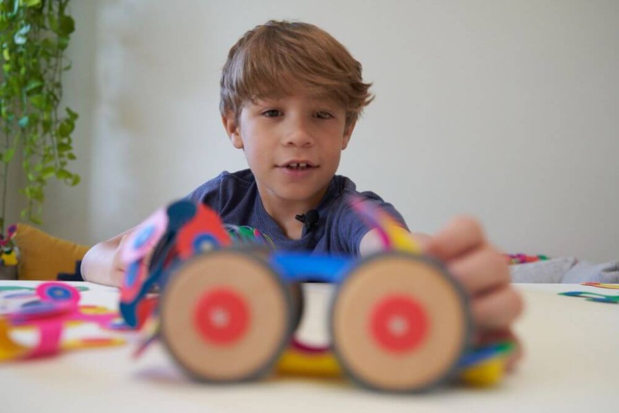 Układanka magnetyczna CLIXO Wheel Creator Pack