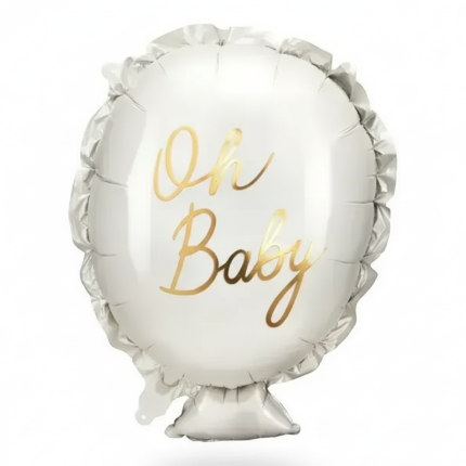 Balon foliowy Oh baby, 53x69 cm / PartyDeco