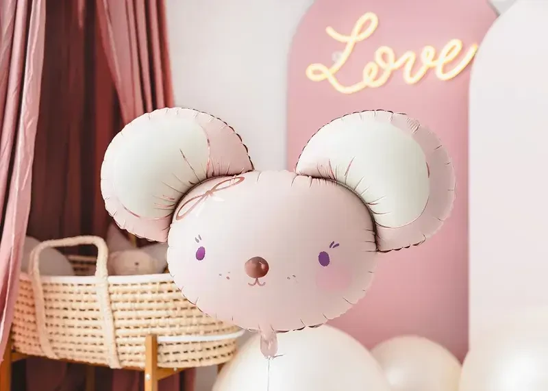 Balon foliowy Myszka, 96x64 cm / PartyDeco