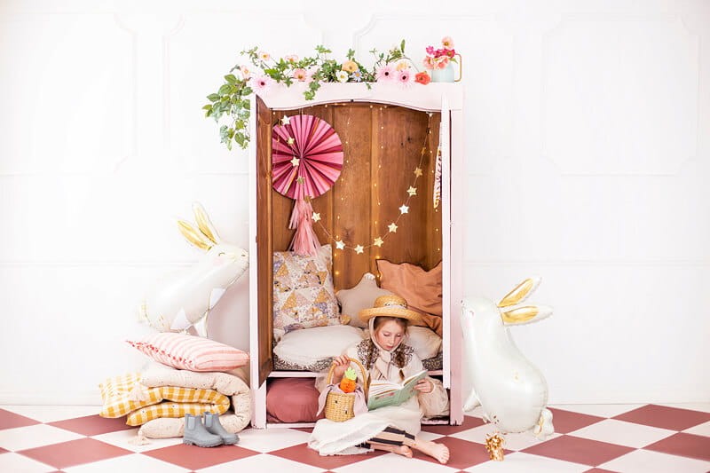 Rozety dekoracyjne Kwiaty, 26-43 cm/ PartyDeco