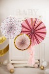 Rozety dekoracyjne Kwiaty, 26-43 cm/ PartyDeco