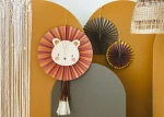 Rozety dekoracyjne Lew, 26-43 cm / PartyDeco