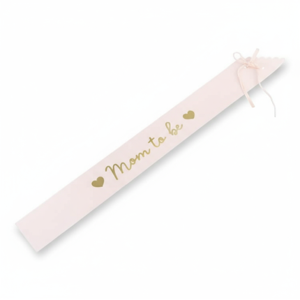 USZKODZONE OPAKOWANIE: Szarfa Mom to be - blady róż / PartyDeco