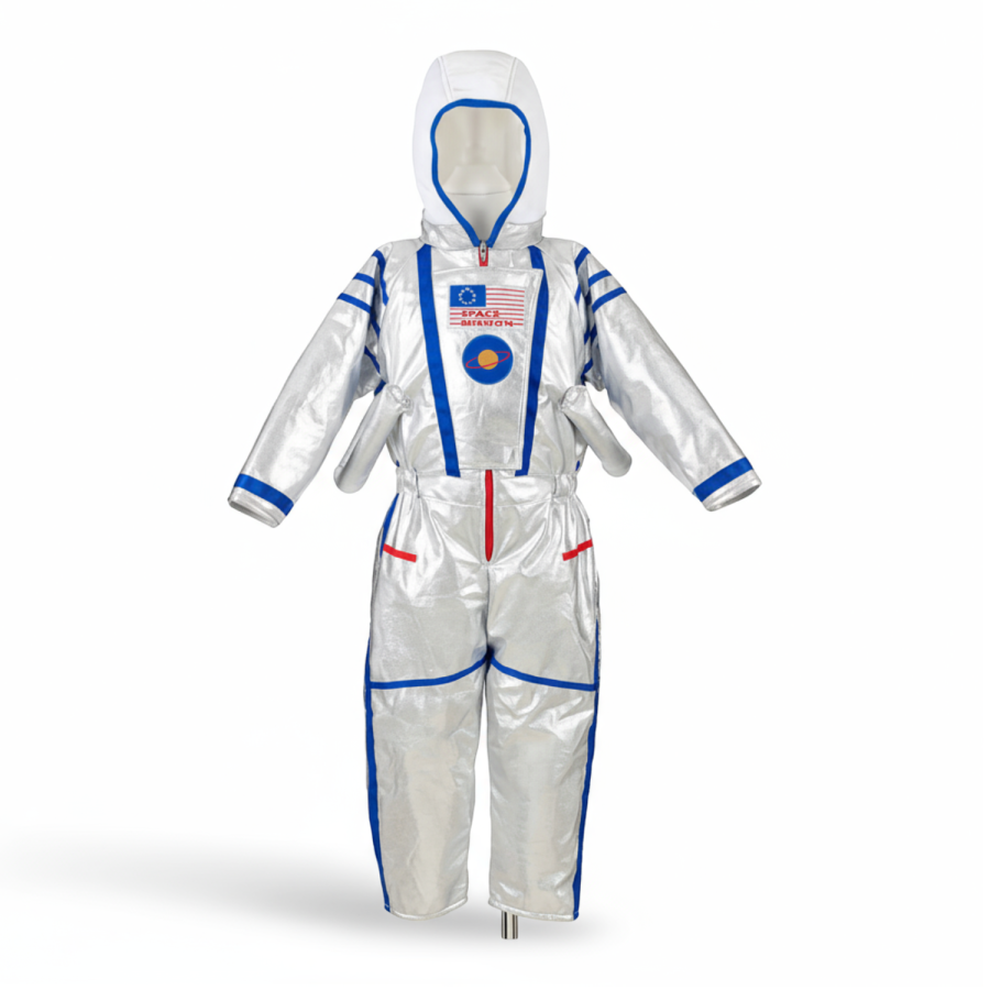 Kostium kombinezon astronauty srebrny / Souza!