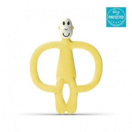 Gryzak masujący ze szczoteczką BioCote Banana / Matchstick Monkey