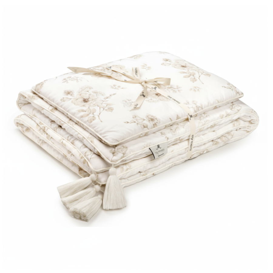 Bambusowa pościel z wypełnieniem 75x95 - boho flowers / My Memi