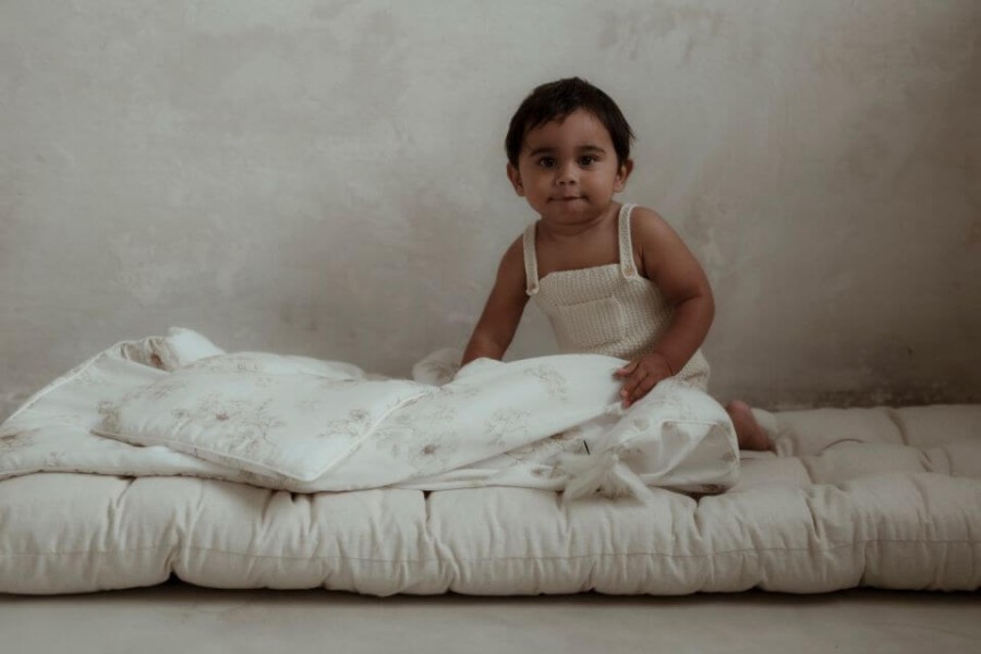 Bambusowa pościel z wypełnieniem 75x95 - boho flowers / My Memi