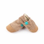 Kapcie do domu, żłobka, przedszkola - Cuddly Beige, sztruks / TITOT