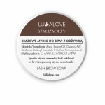 Brązowe mydło do stylizacji brwi z odżywką x Stylizacje, 30ml / Lullalove