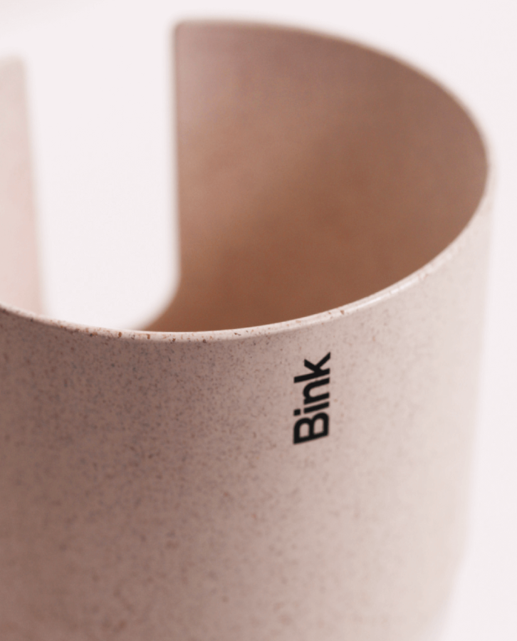 Adapter cup holder do butelek Bink, straw